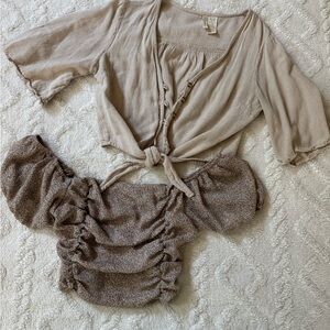 DONATED  Crop top vacation bundle